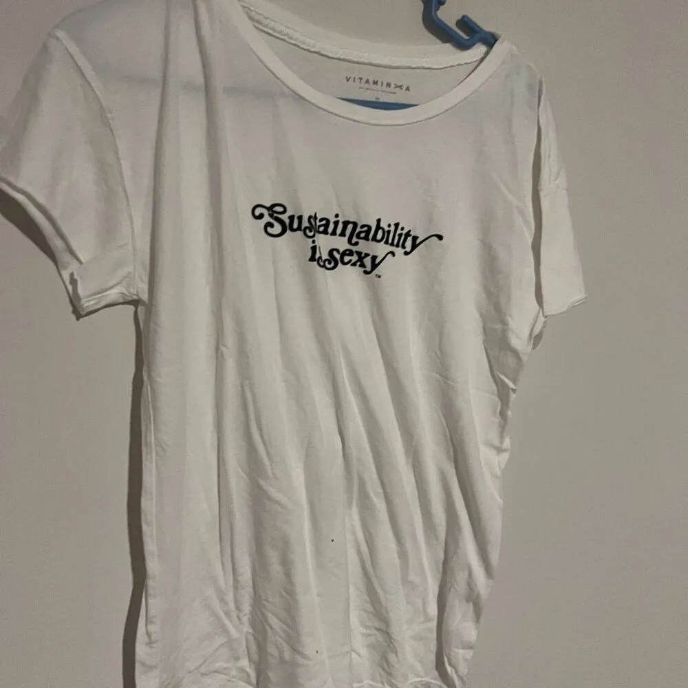 Vitamin A Swimwear Sustainability Is Sexy T Shirt M - Image 5
