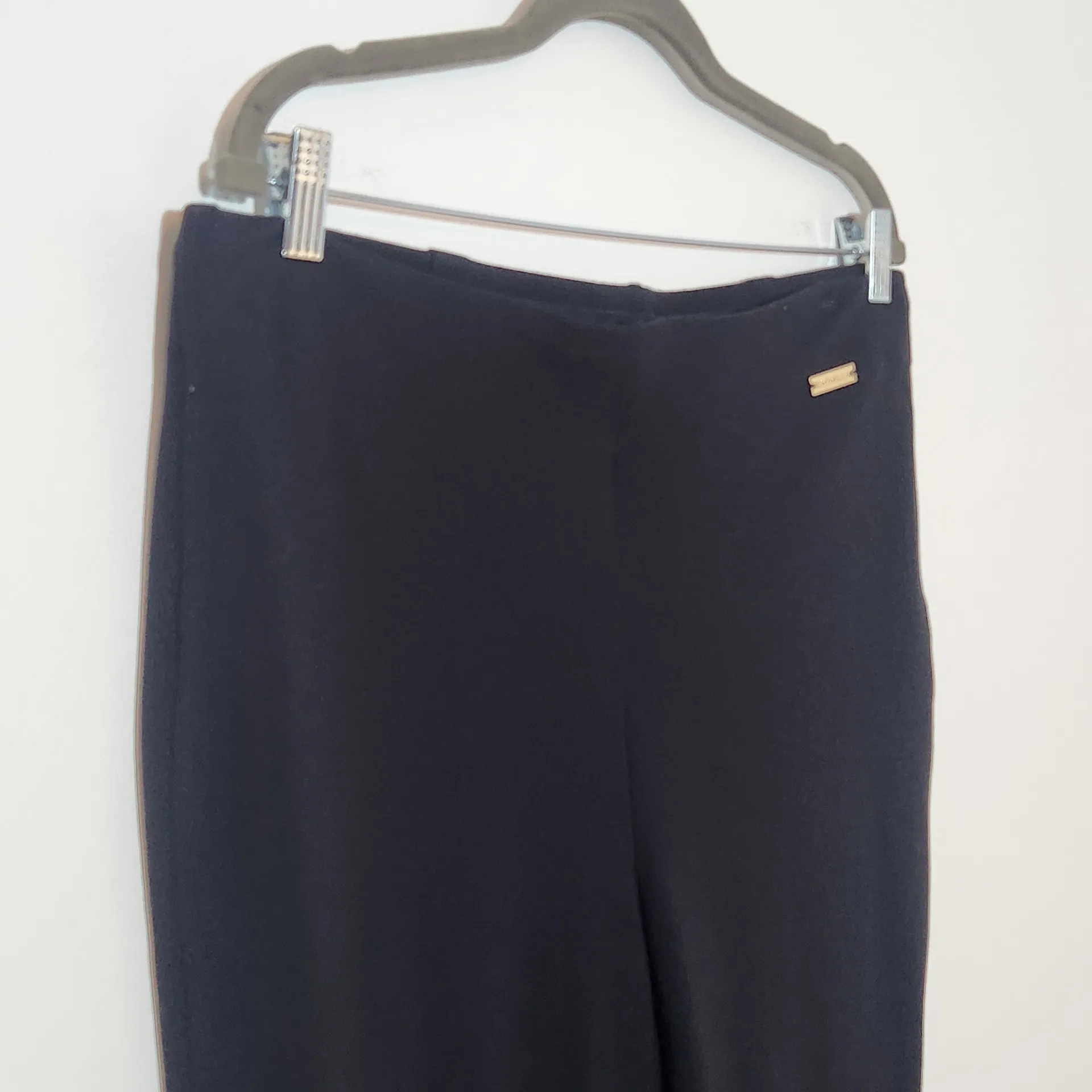 Rafaella Black Pull-on Ankle Pants Size XL Stretchy Black Pull-on Pants - Image 4