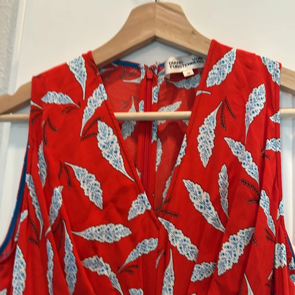 Diane Von Furstenburg Nicola crepe maxi dress - Image 5