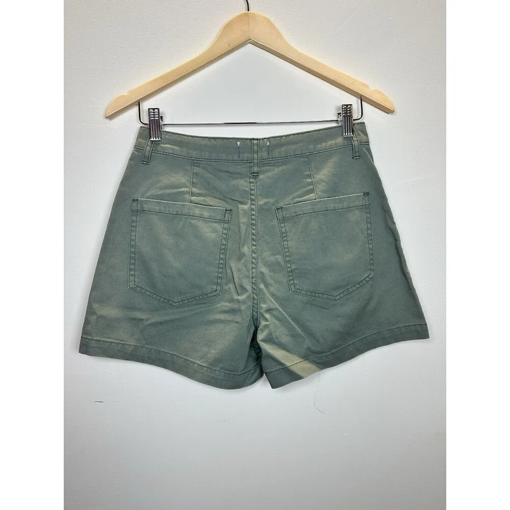 Pistola NWT  Tammy High Rise Shorts in Colonel Size 26 Green - Image 6