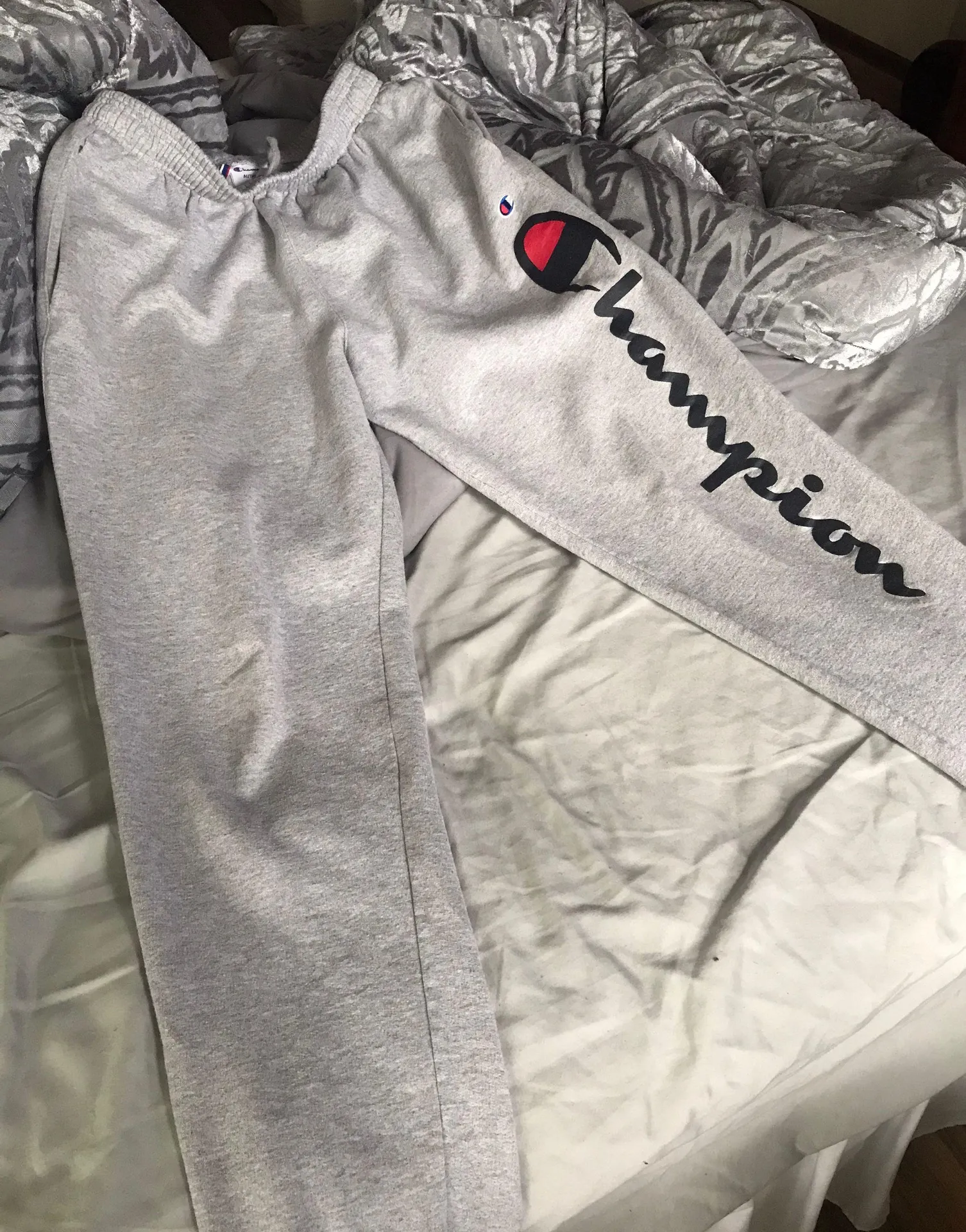 Champion Gray Sweatpants - Image 3
