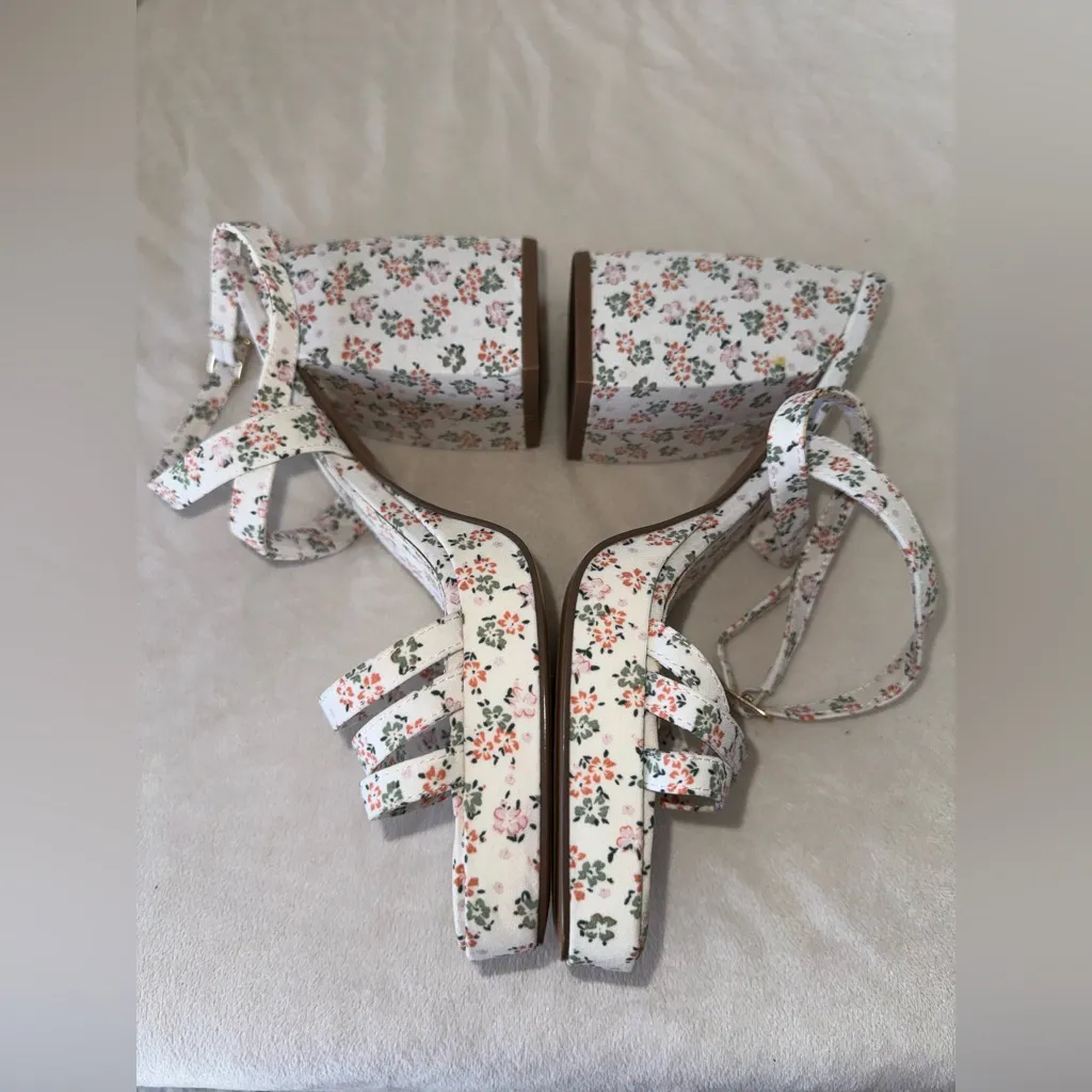 New Katy Perry The Meadow Classic Women Floral High Heel Platform Sandal Size 8 - Image 10