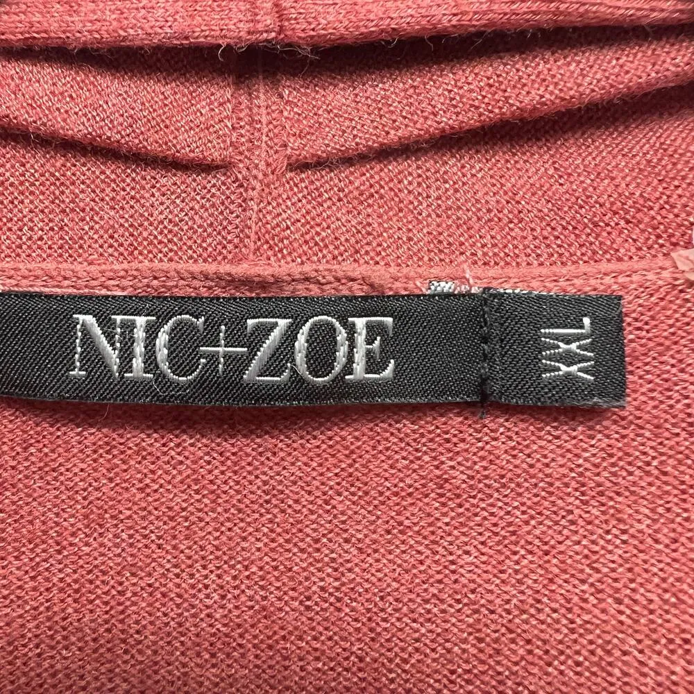 Nic+Zoe Academia Preppy Workwear Office Career College Cardigan Womens Size XXL - Image 2