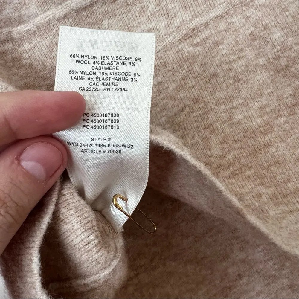 NEW Aritzia Wilfred Sicily Cashmere and Wool Sweater Bustier Tank Top - Image 8