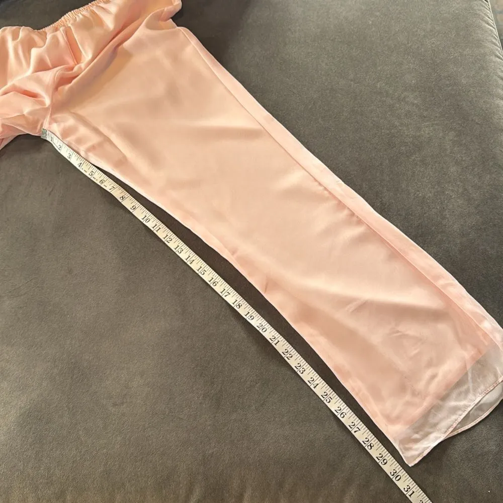 Women’s Pink Chiffon 3 Piece Formal Pant Suit Set Mother of the Bride Size 4 NWT - Image 13