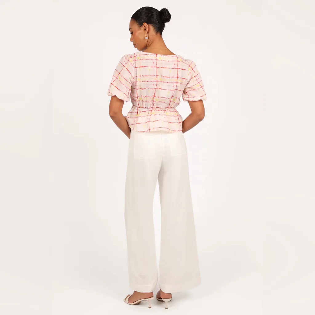 Petal+Pup PIPPI TOP - SUNSET CHECK - Image 4