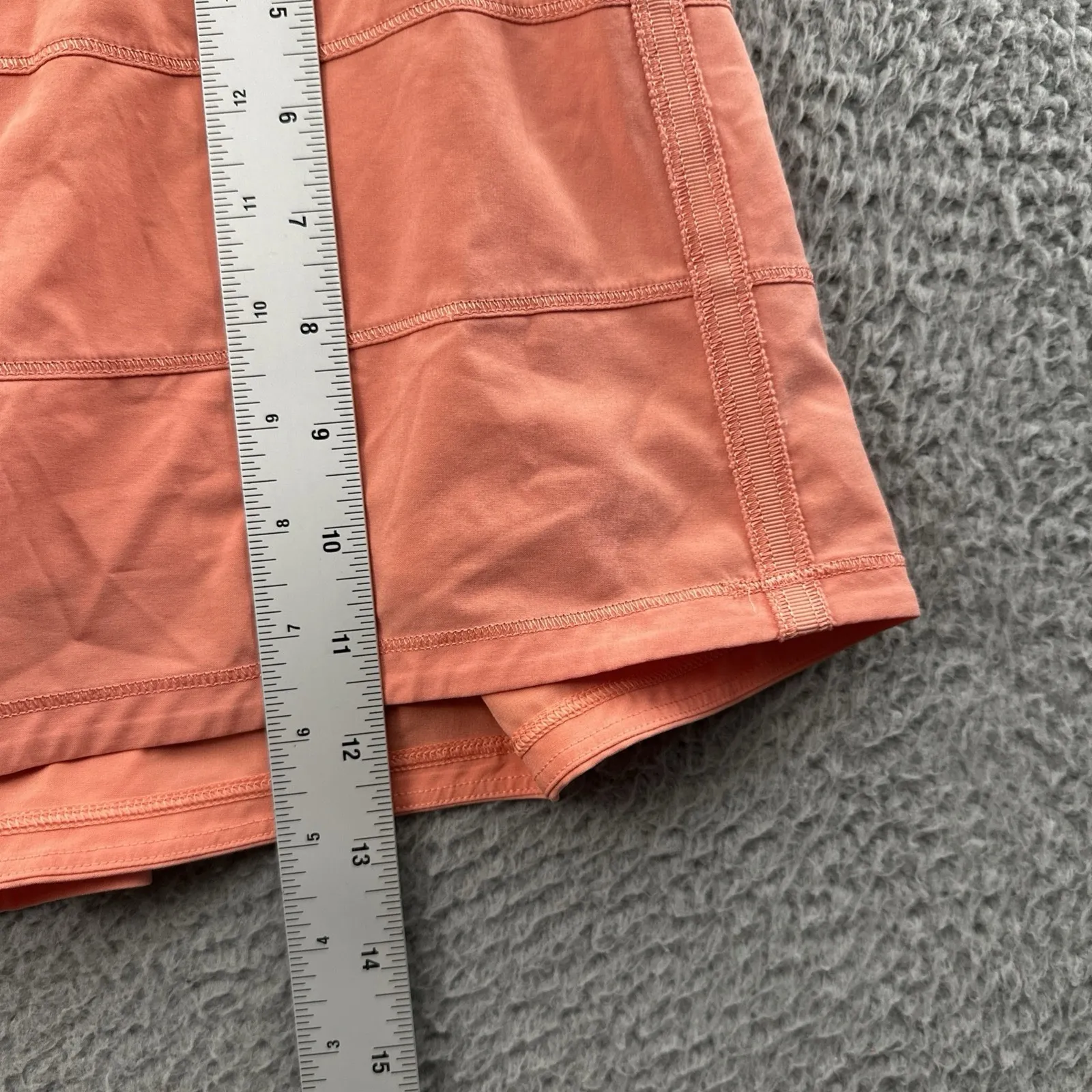 Lululemon Pace Rival Skirt Skort Plum Peach Athletic Athleisure Tennis Women's 8 - Image 10