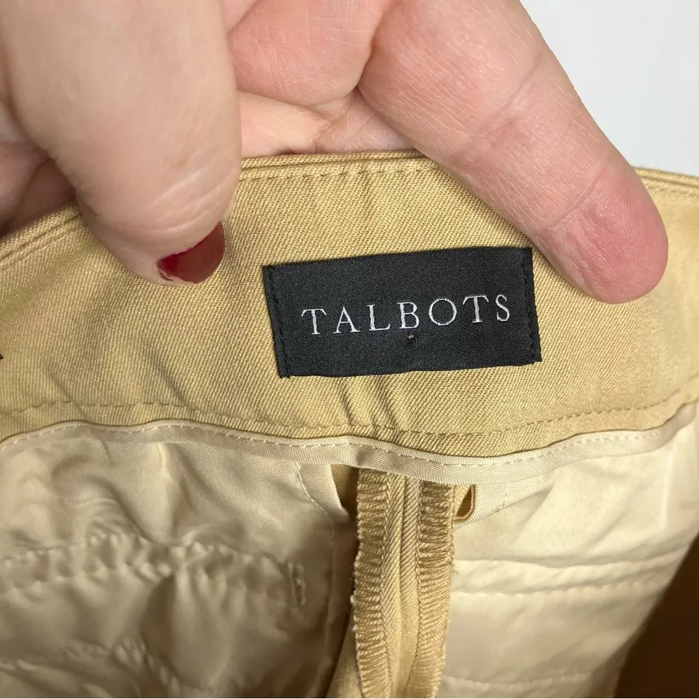 Talbots Chatham ankle pants khaki tan size 4P - Image 6