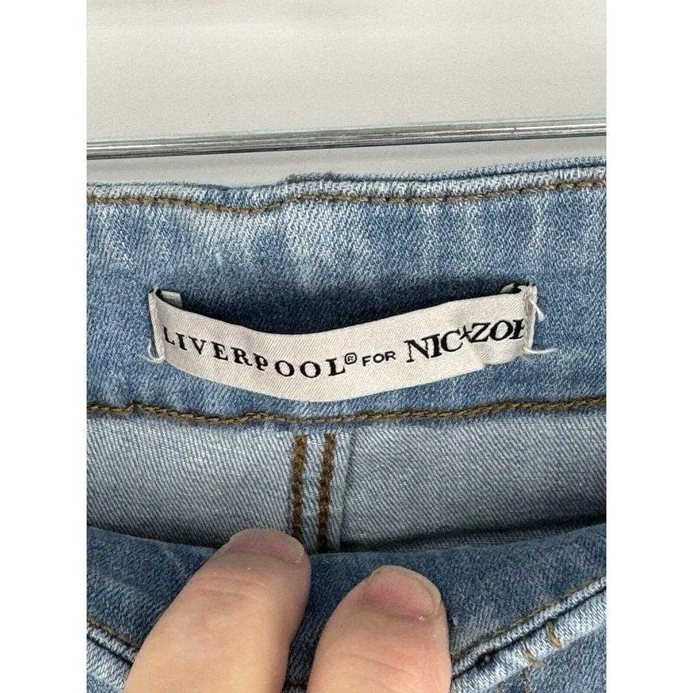 Liverpool For Nic And Zoe Zoe Skinny‎ Ankle In Blue Chill Size 10 - Image 6