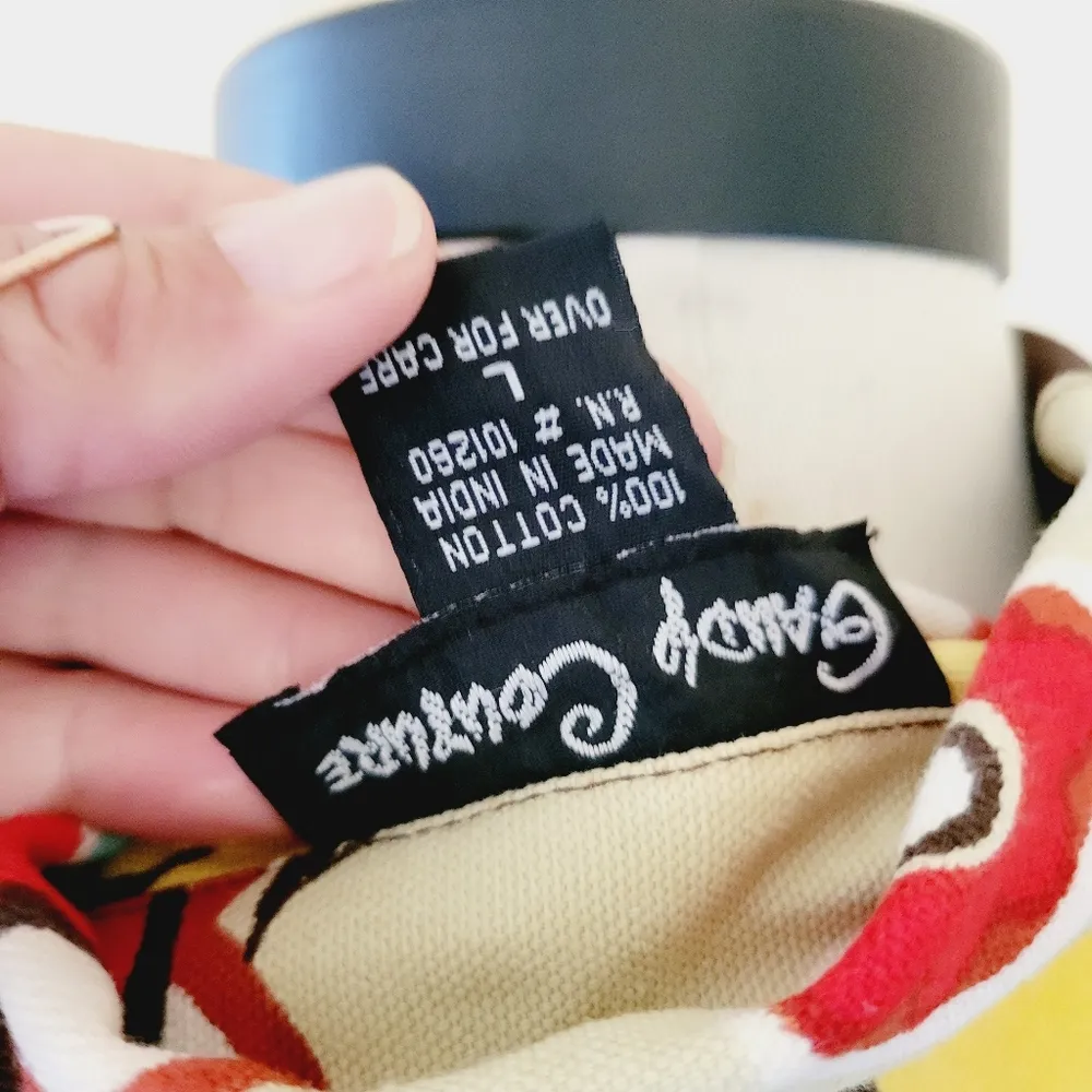 Gandy Couture retro floral jacket size large - Image 7