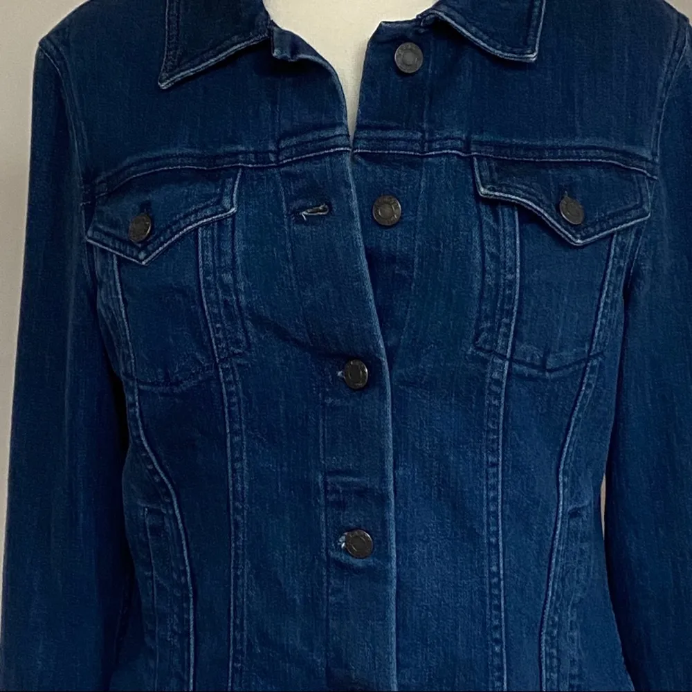 Talbots  Dark Wash Denim Jacket - Image 3
