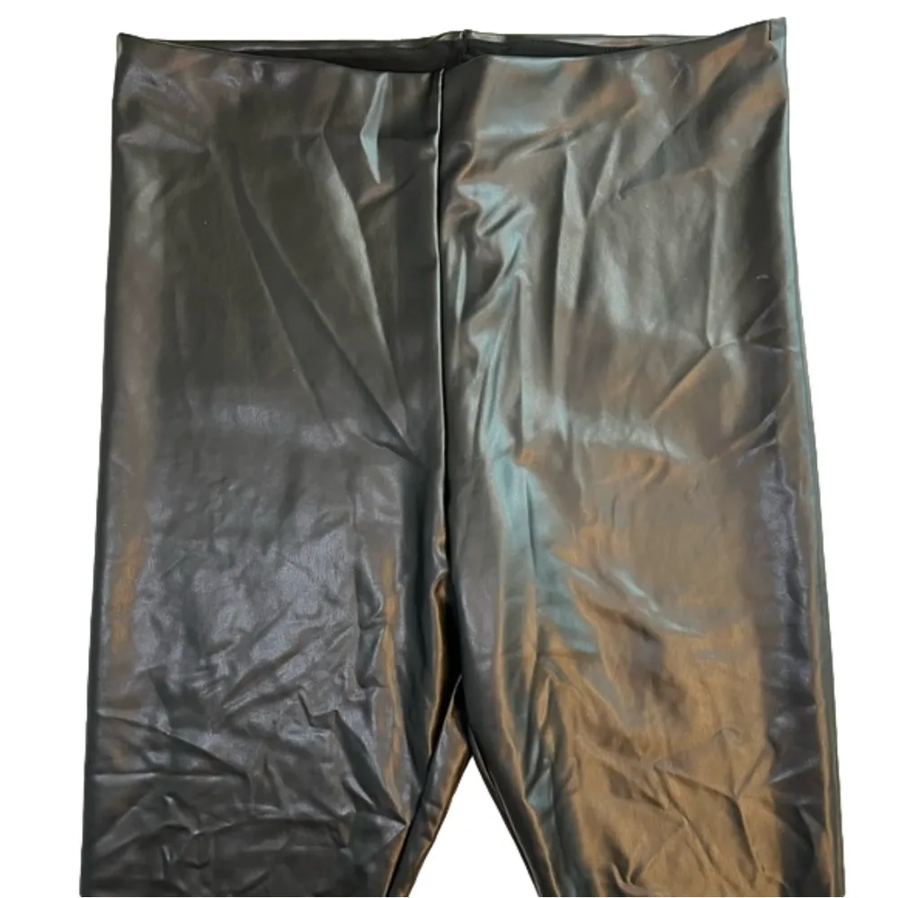 Joie black faux leather slip on pants, NEW without tags, size XXL - Image 2