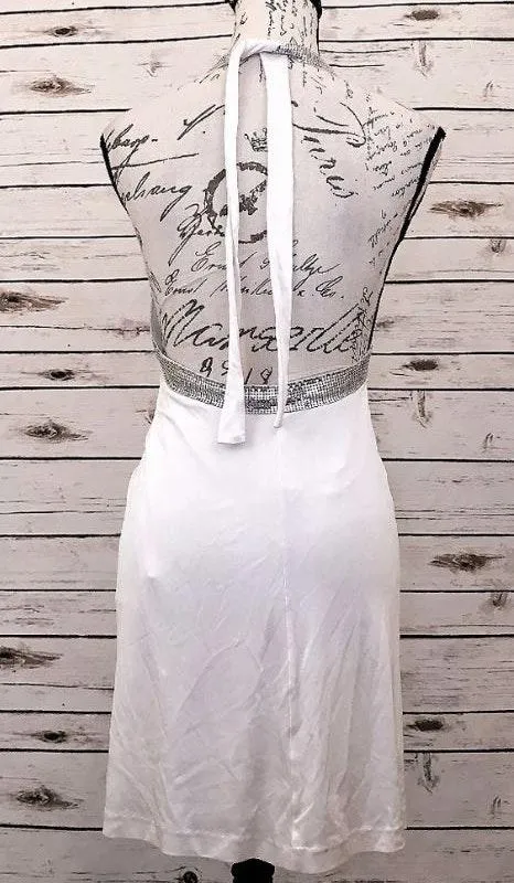 BCBG Maxazria Greek Goddess White Dress NWOT - Image 2