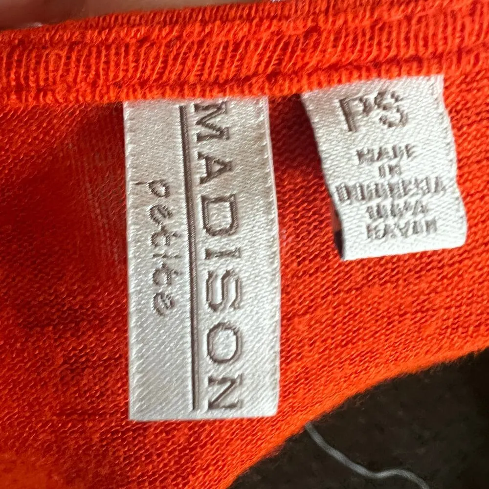 Orange Beaded Top, Boho, Y2K, Festival, Indie, Coquette,Cottagecore, Retro,Small - Image 6