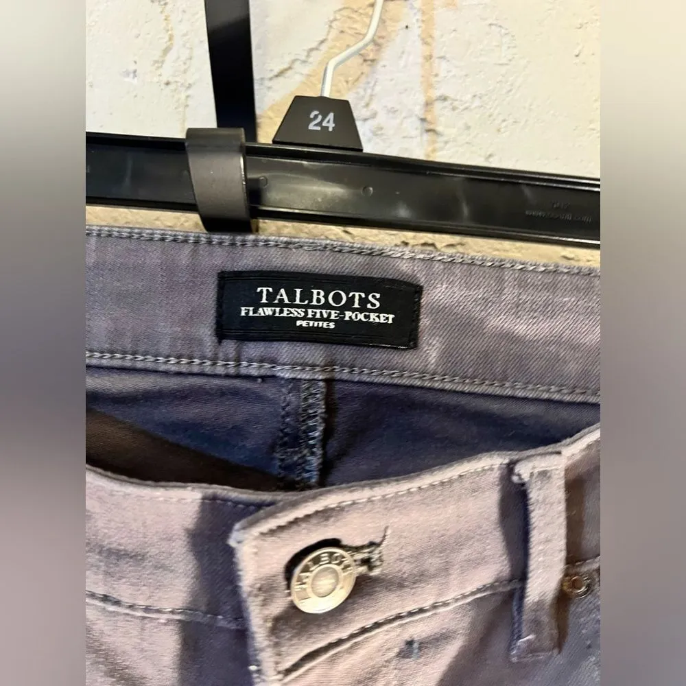 TALBOTS petite flawless five pocket slim ankle jeans 6P excellent 0 sign of wear - Image 5
