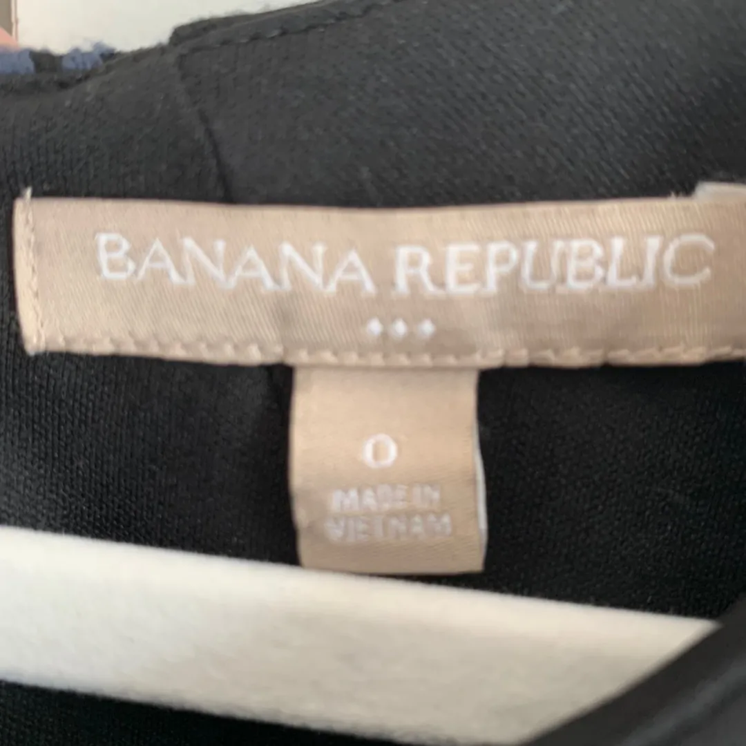 Blue & Black Floral Patterned Bodycon Dress Size 0 - Image 4