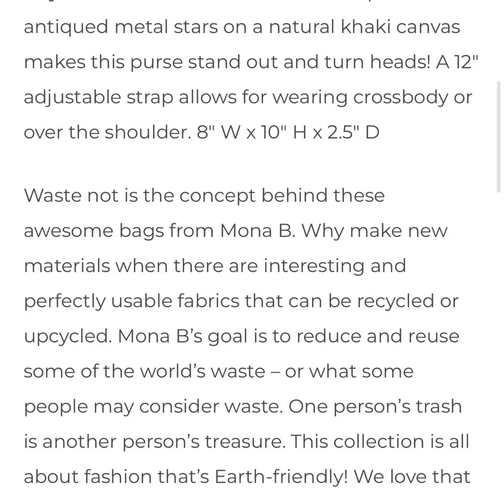 Mona B bag, this purse has an adjustable strap, and beautiful hardware. EUC! - Image 8