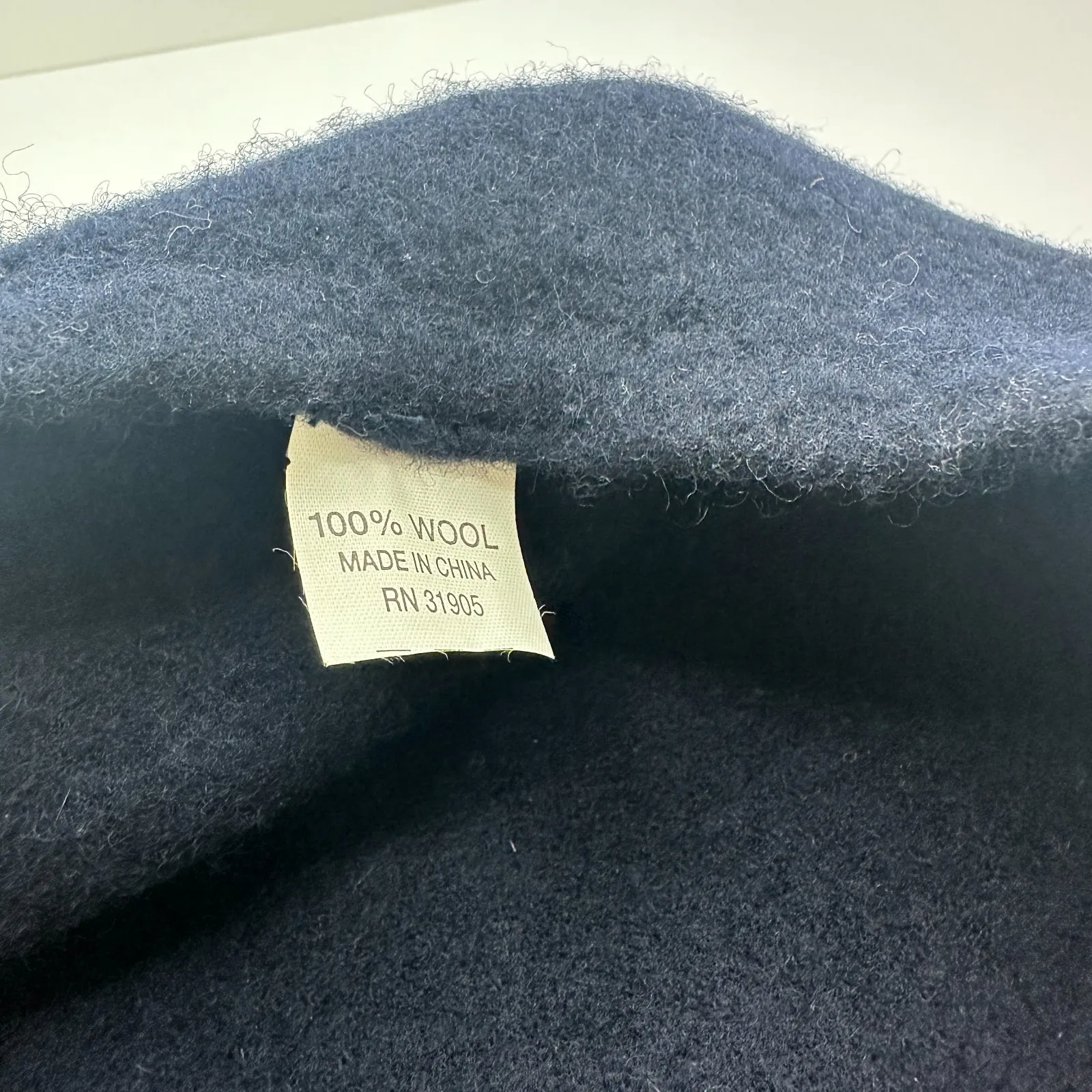 Scala Beret 100% Wool Navy Blue Traditional‎ French Style Painter Basque Vintage - Image 4