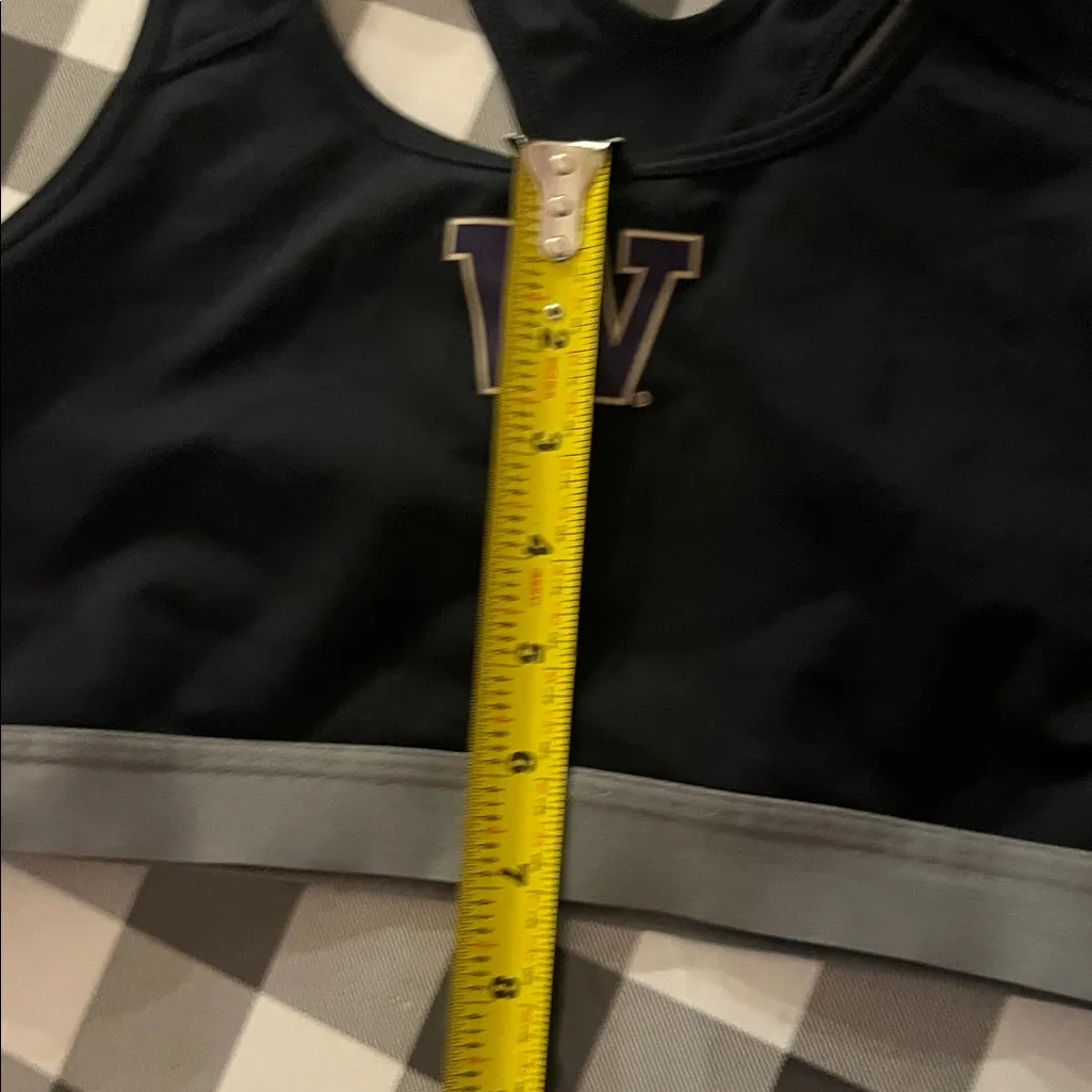 Nike University of Washington DriFit Sports Bra Black Size Large - Image 9