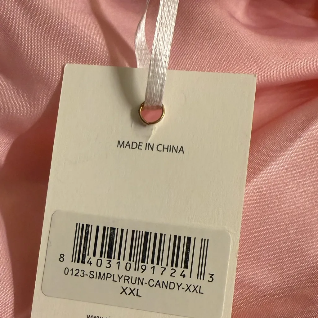 Simply Southern Pink Preppy Candy Coral Insert Simply Run Shorts - size XXL - Image 10