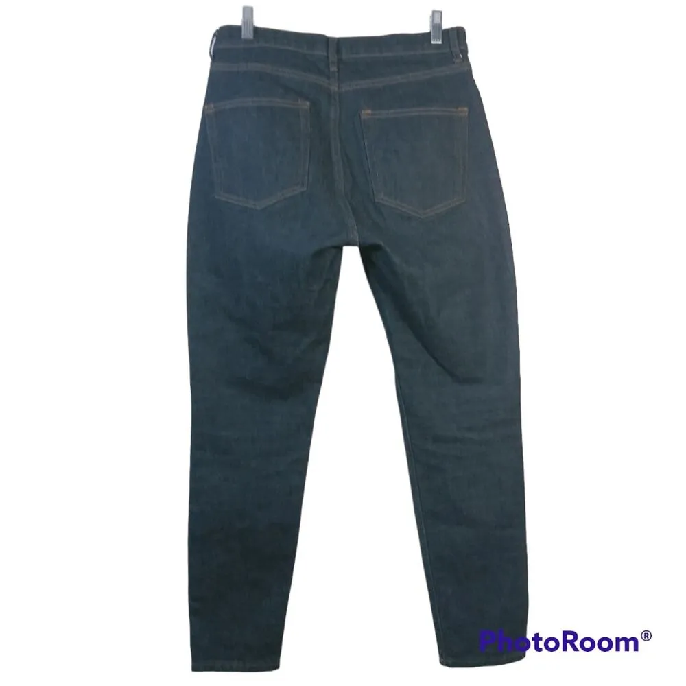 Everlane Darkwash Dark Wash High Rise Slim Leg Size 30 R - Image 2