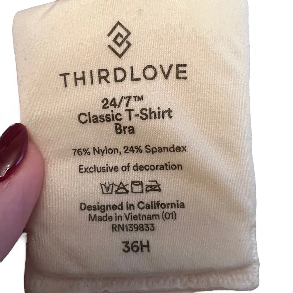 Third Love - 24/7® Classic T-Shirt Bra Taupe Sz 36 H - Image 9