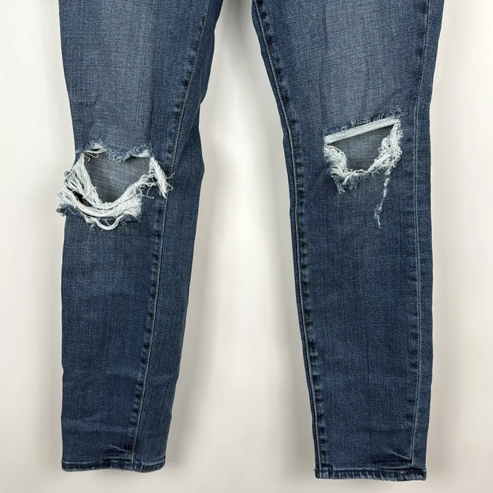 Good American Good Legs High Waist Crop Skinny Jeans in Blue261 Size 6 - Image 6