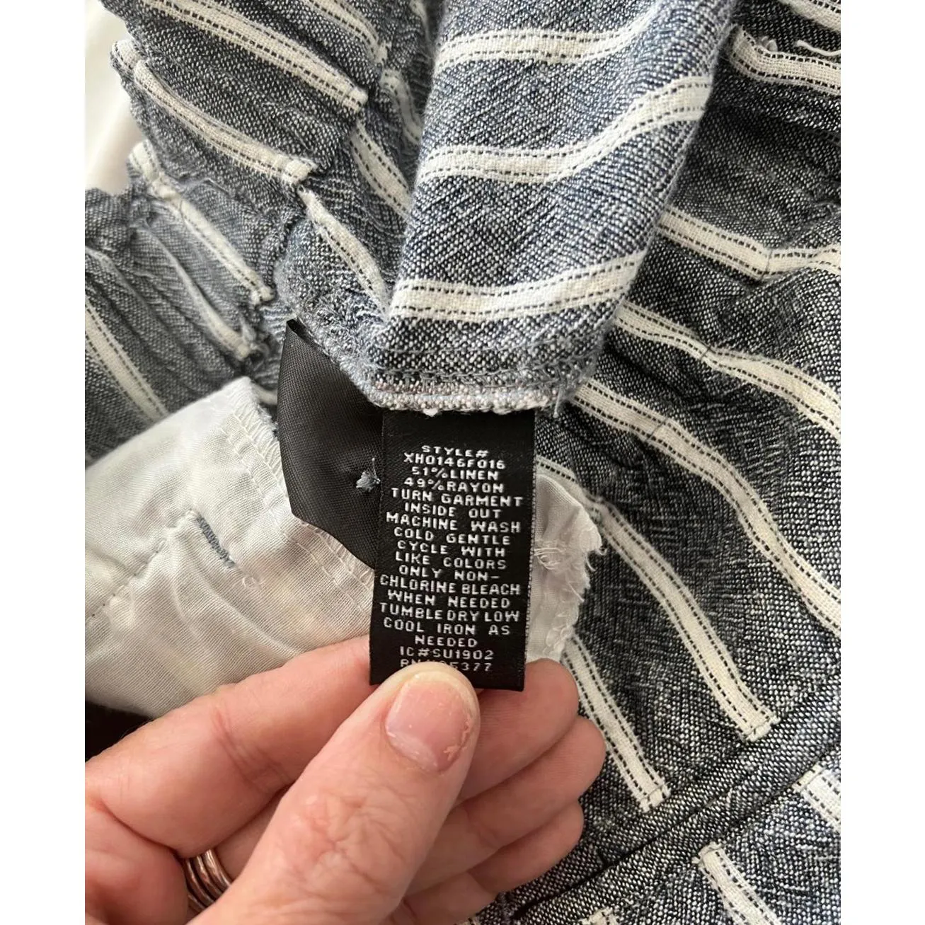 Sanctuary Striped Lounge Shorts - Large - Image 4