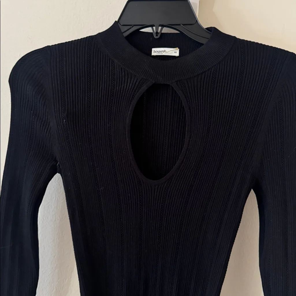 HOUSE OF CB AZIZA Black Long Sleeve Mini Dress, Size X-Small, $239 - Image 12