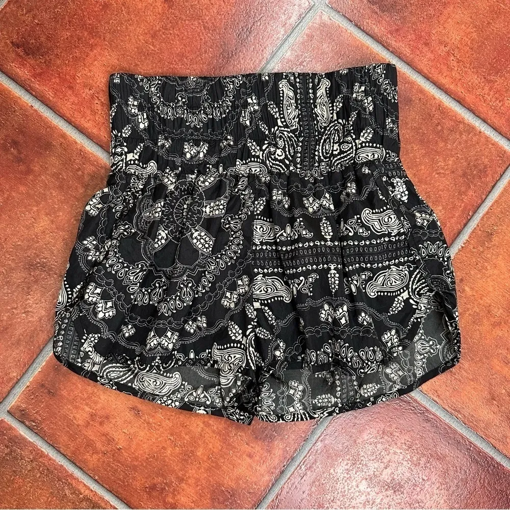 Free People The Way Home Bandana Print Short - Image 4