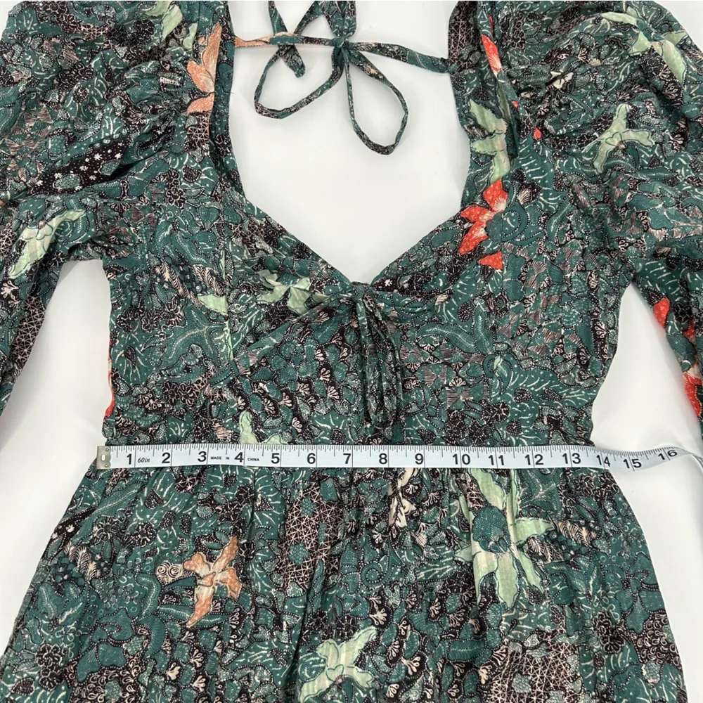 Ulla Johnson Kemala Dress Malachite Green Poplin Cotton Long Sleeve Midi Dress 4 - Image 14