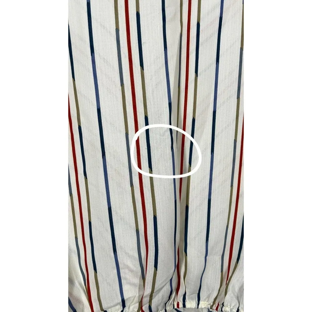 Sunday In Brooklyn Striped Surplice Wrap Top - Image 8