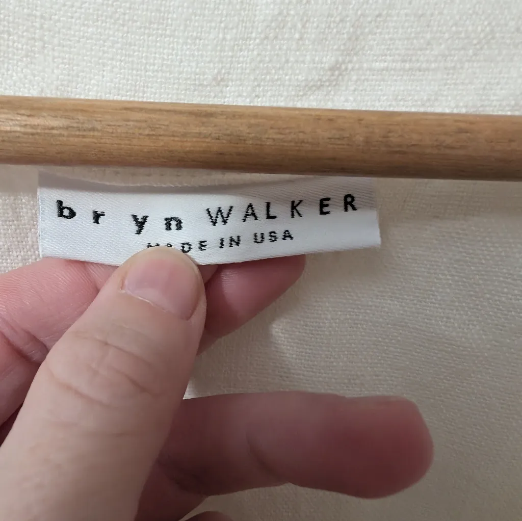 Bryn Walker Linen Oversized Button Up Top XSmall White - Image 3