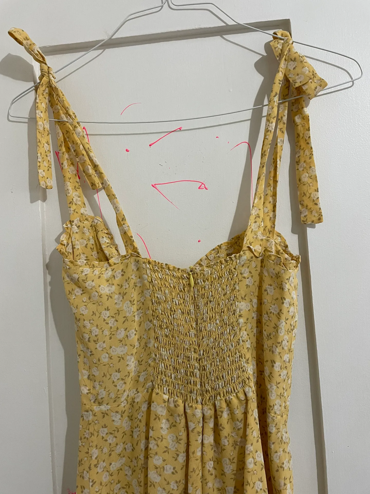 Reformation Yellow Dress - Image 4