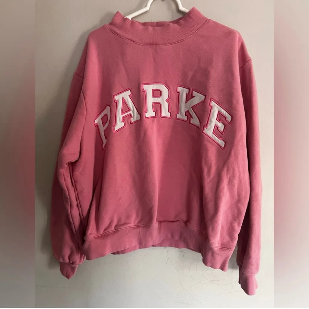 Parke Valentine’s Day Collection Bubblegum And White Sweatshirt Size L/XL Pink Size L - Image 2