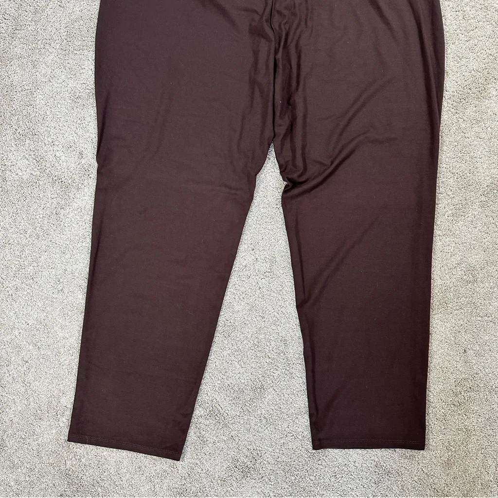 NWT J. Jill Women’s Wearever Collection Smooth-Fit Slim Leg Pants in Brown 4X - Image 7