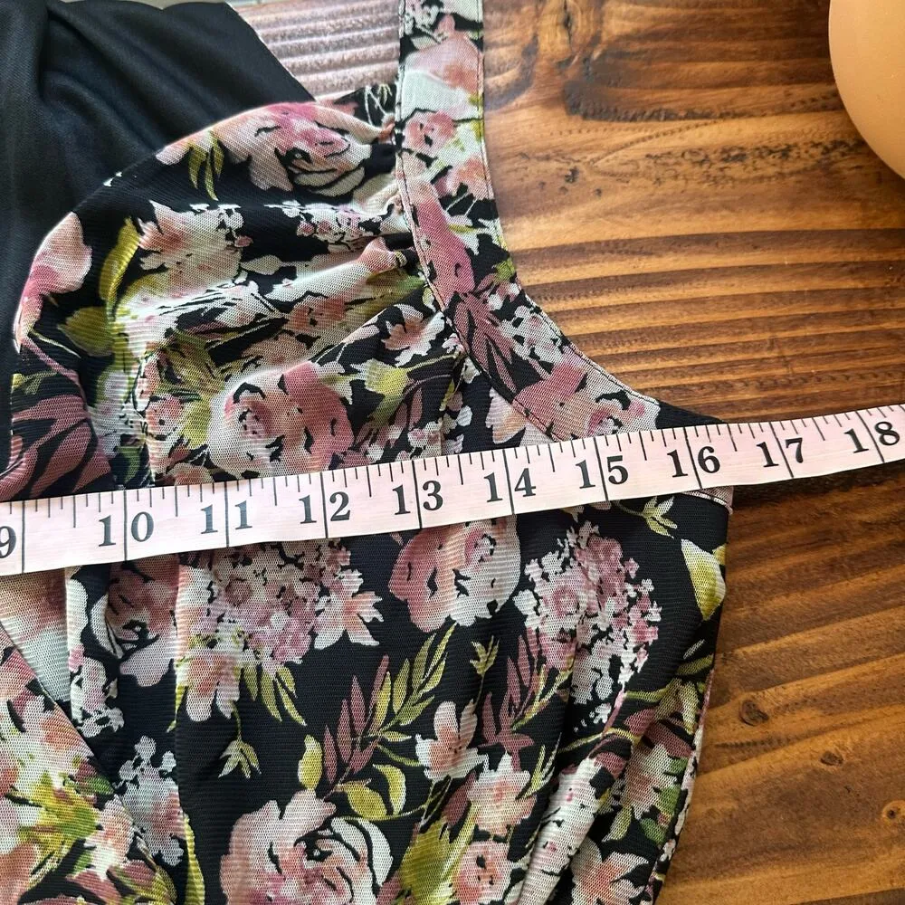 Sunday in Brooklyn Ella Floral Dress Sleeveless Maxi Size Small - Image 8