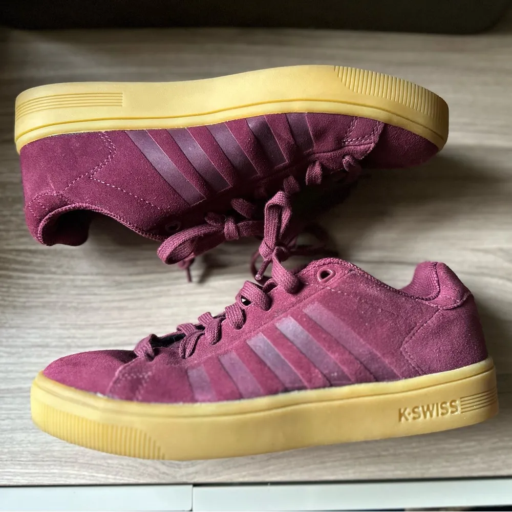 K-Swiss Red and Yellow Sneakers Vibrant Style - Image 6