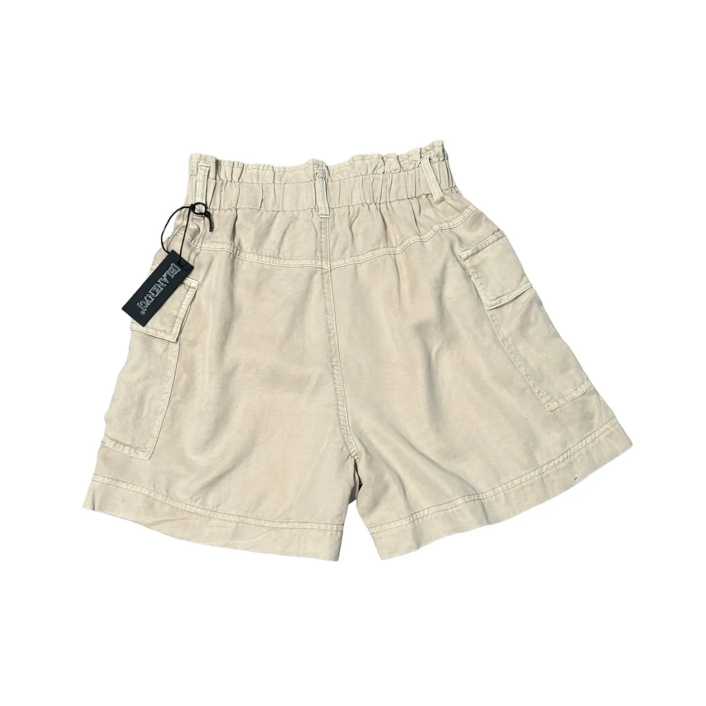 NWT! Blank NYC Just Sayin Pleated Khaki Cargo Short - Size XS - Image 7