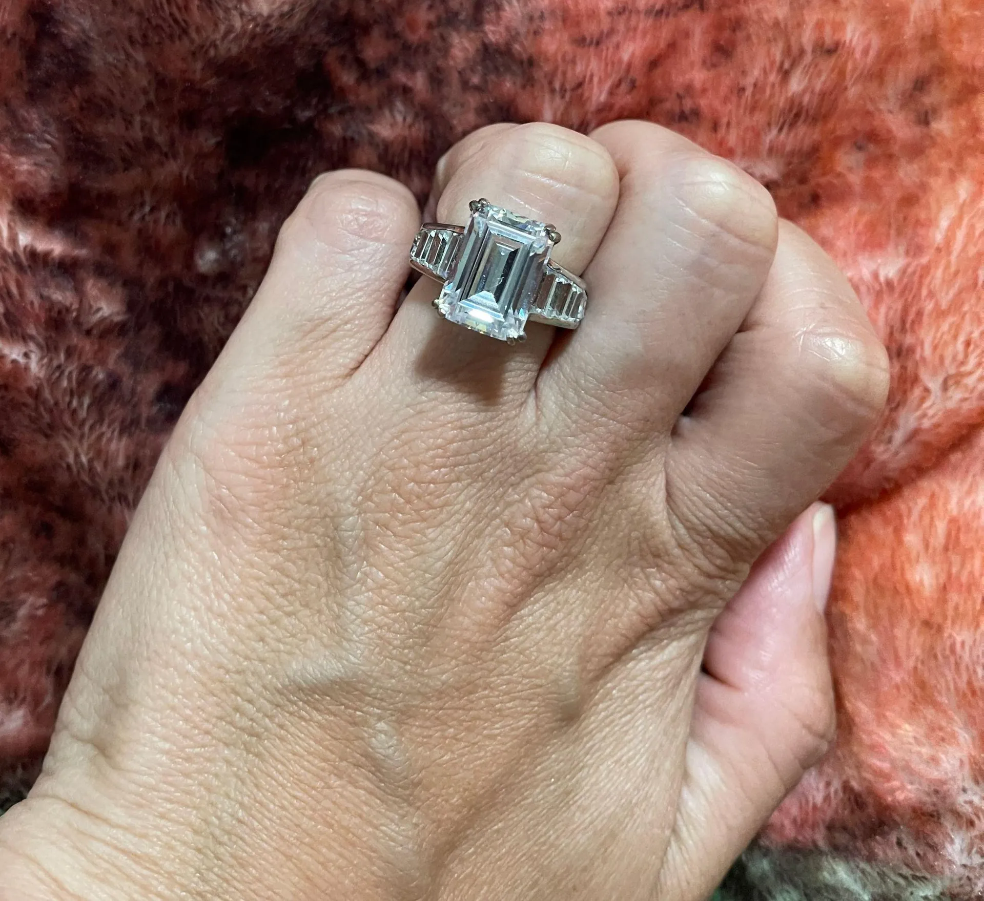 Cubic Zirconia Ring Silver - Image 3