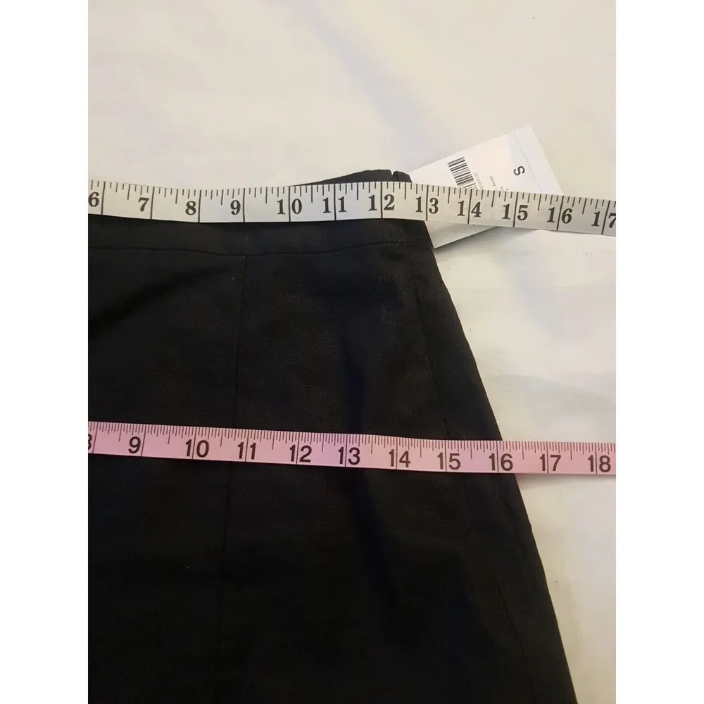 Forever 21 Womens Skirt Size Small Mini Short Black Slit Zipper Lined Festival - Image 11
