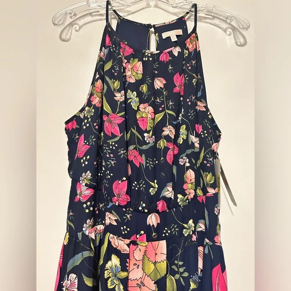 NWT GB Juniors navy floral maxi dress size XL - Image 2