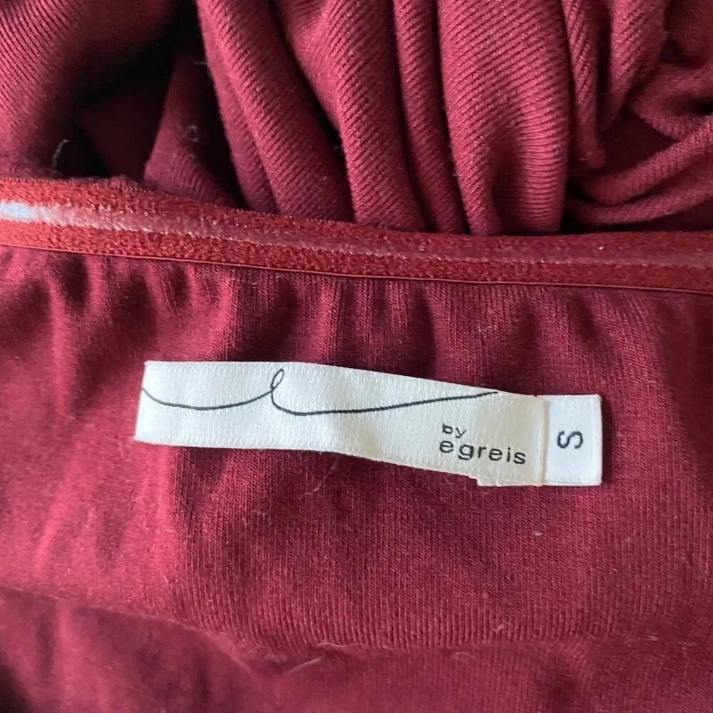 Egreis sz S red wiggle pencil‎ midi sexy dress - Image 10