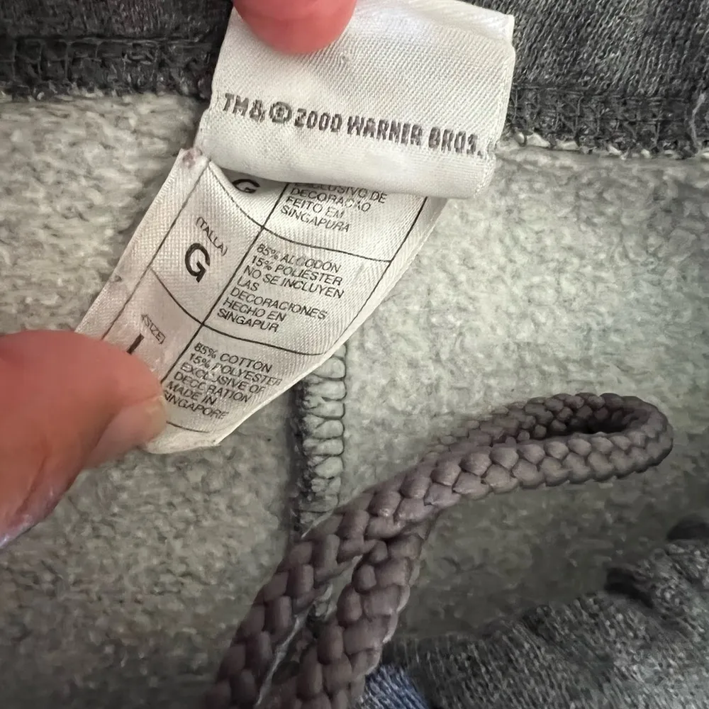 Y2K Tweety sweatpants size large Gray - Image 5