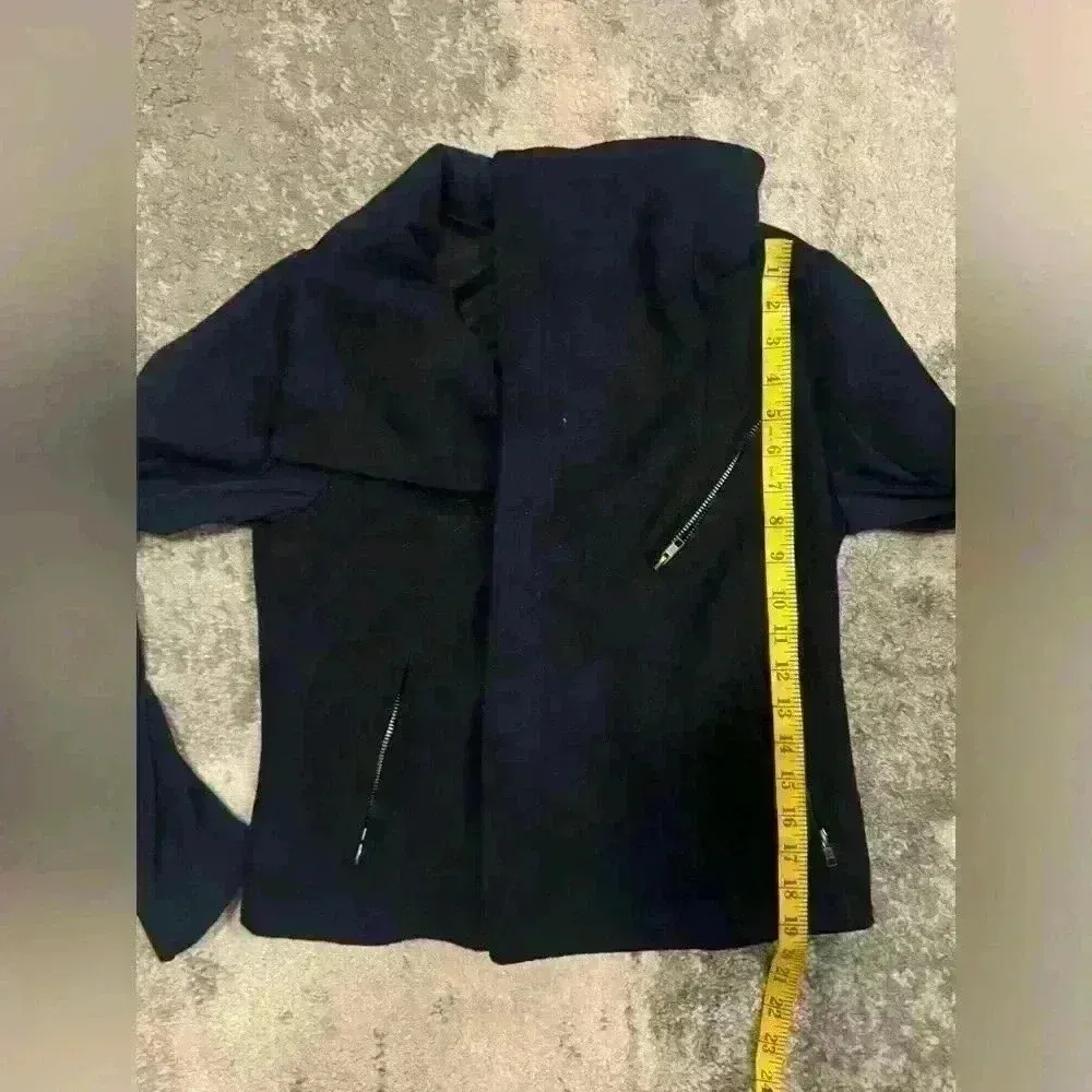 Women’s Black Francesca’s Collections Coat - Image 5