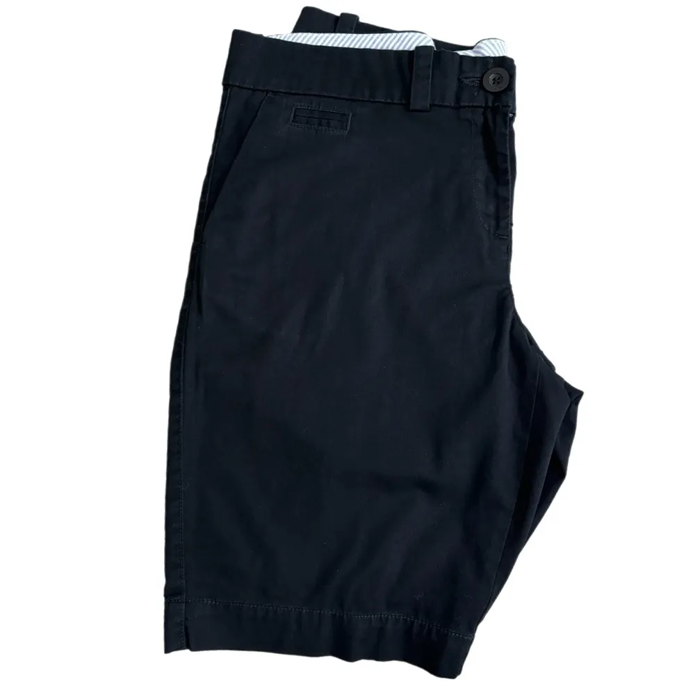 TOMMY HILFIGER Women’s Preppy Lady Bermuda Chino Shorts Classic Navy Sz 10 Chic - Image 11