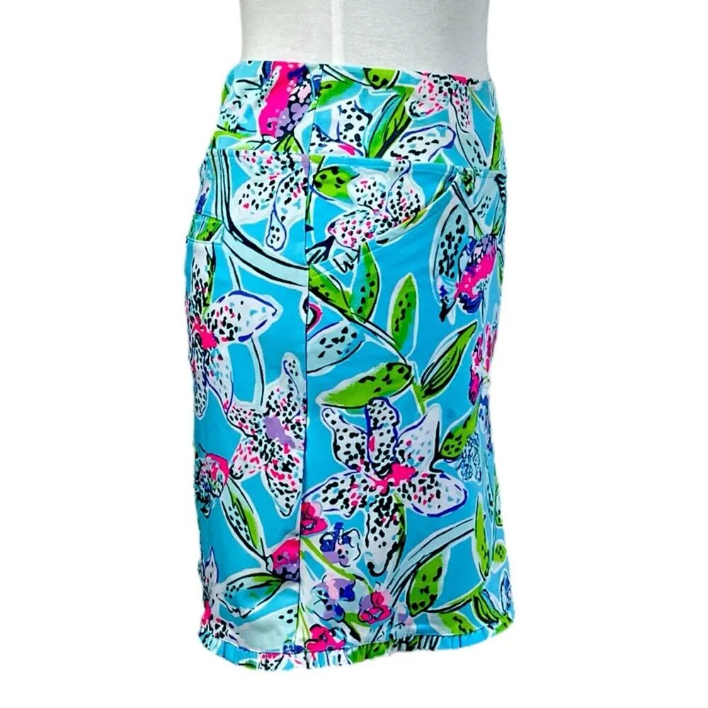 Lilly Pulitzer New Skorts Sway This Way Fairway Twill Bali Blue Women’s Size 00 - Image 3