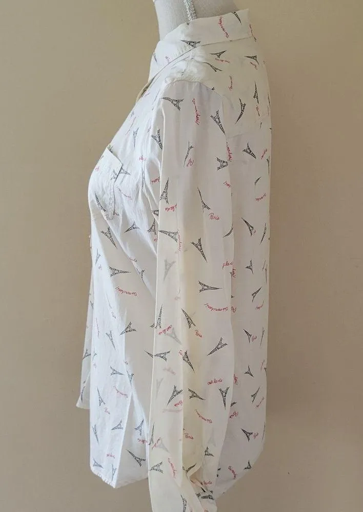 JCPENNEY theme button down size medium Tan - Image 3