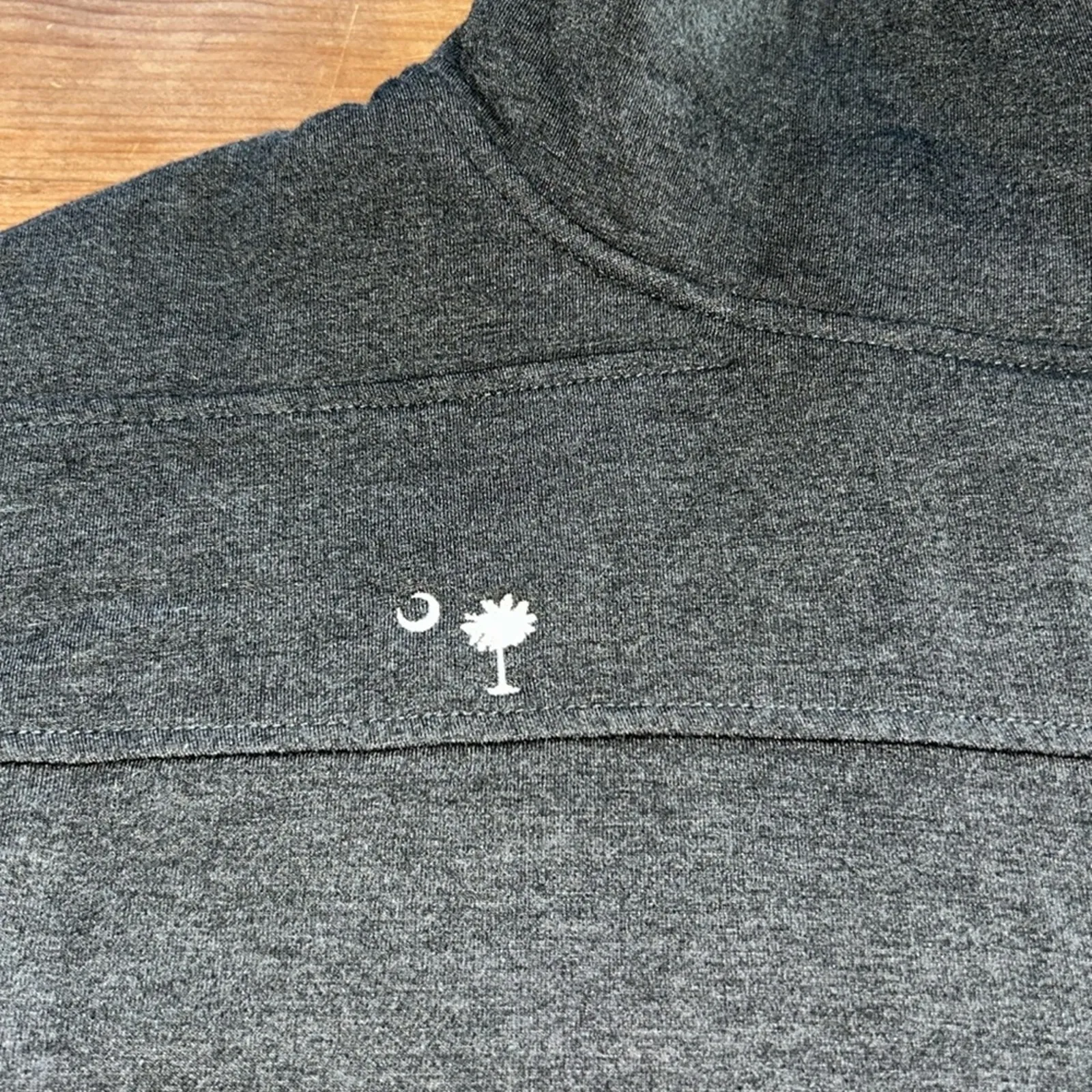 Womens Vineyard Vines dreamcloth funnel shep shirt Charcoal Heather Size Small - Image 4