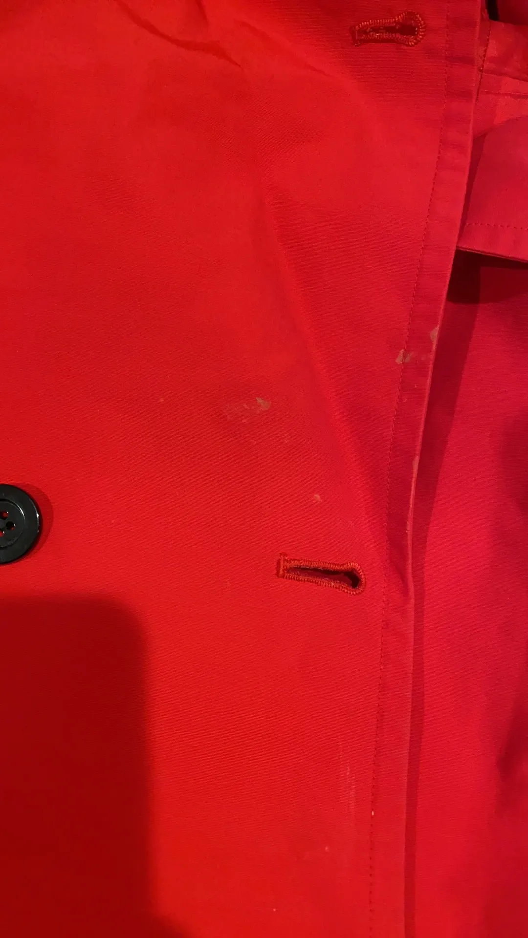 Carlisle Etcetera Red Trench Coat Belted 6 - Image 5